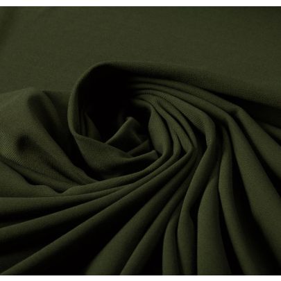 Mario Boselli Viscose Green Fabric