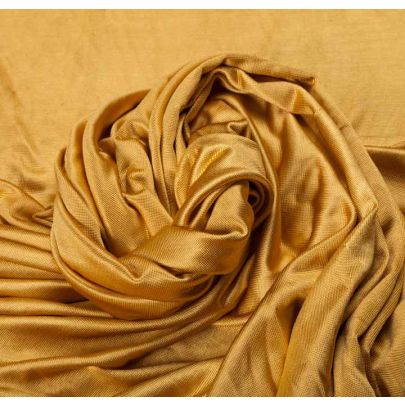 100% Rayon Interlock Yellow Fabric