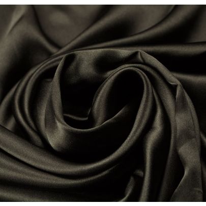 100% Silk Green Fabric