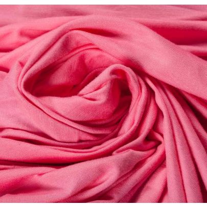 100% Rayon Jersey Pink Fabric