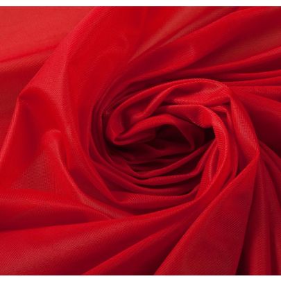 100% Polyamide Red Fabric