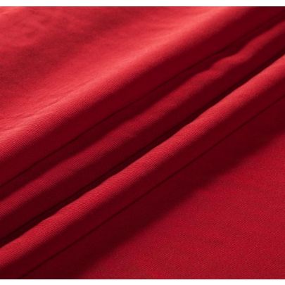 100% Polyamide Georgette Red Fabric