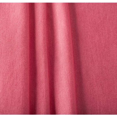 100% Rayon Slub Jersey Pink Fabric