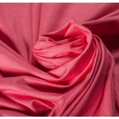 100% Rayon Slub Jersey Pink Fabric
