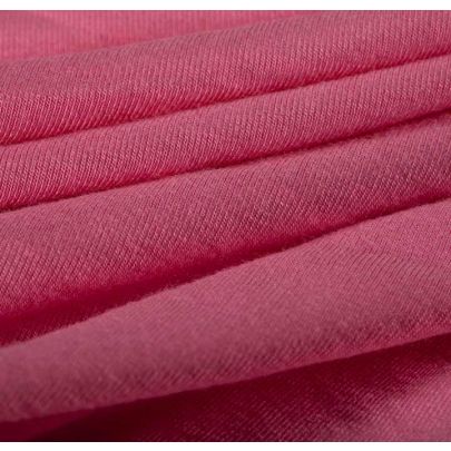 100% Rayon Slub Jersey Pink Fabric