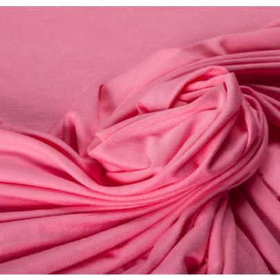100% Rayon Jersey Pink Fabric
