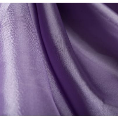 100% Silk Purple Fabric