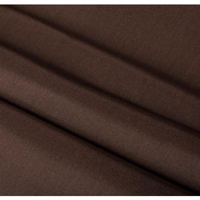 100% Silk Brown Fabric