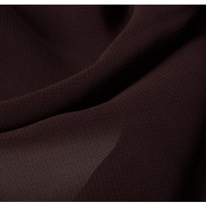 100% Rayon Georgette Brown Fabric