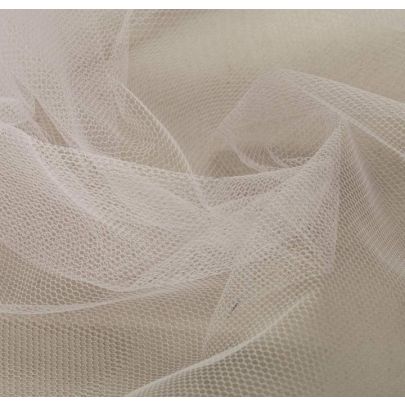 100% Polyester Netting Lilac Fabric