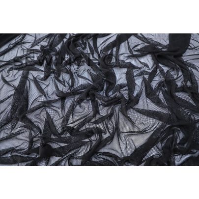 Black Silk Tulle
