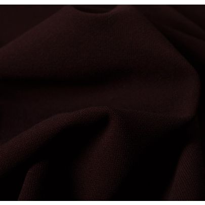 Rayon Poly Blend Brown Fabric