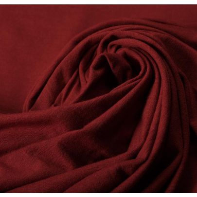 Cotton Elastane Brown Fabric