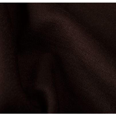 100% Wool Interlock Brown Fabric