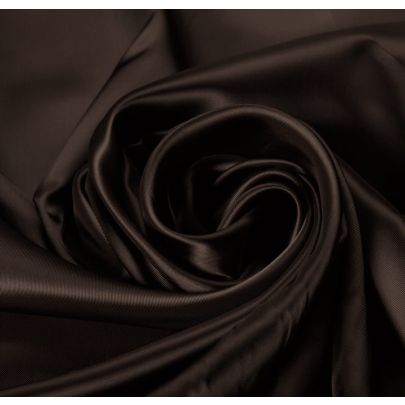 100% Rayon Lining Brown Fabric