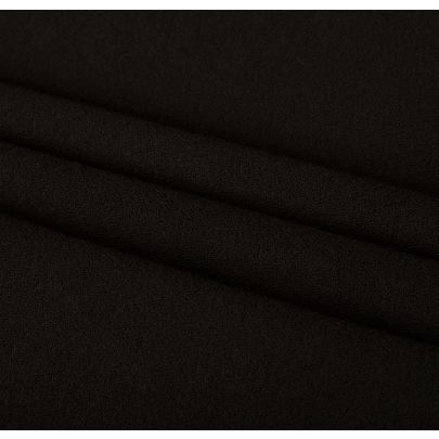100% Wool Black Fabric