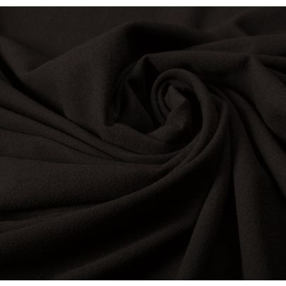 100% Wool Black Fabric