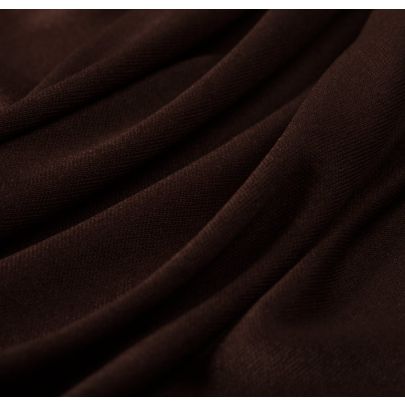 100% Poly Interlock Brown Fabric