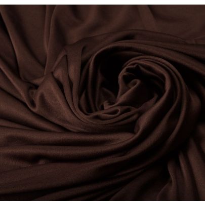 100% Poly Interlock Brown Fabric
