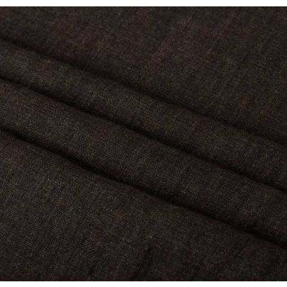 Solbiati - Cotton Linen Blend Brown Fabric
