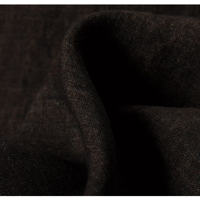 Solbiati - Cotton Linen Blend Brown Fabric