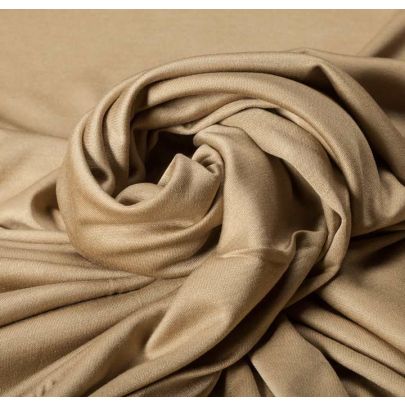 100% Rayon Jersey Beige Fabric