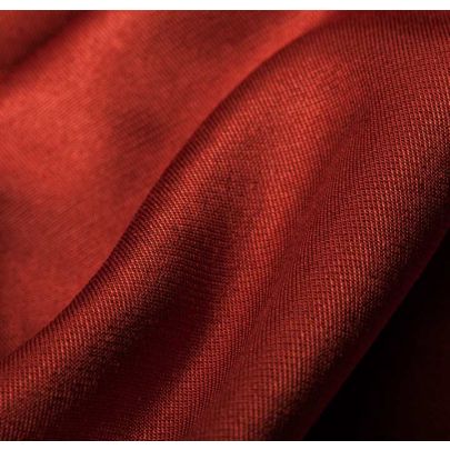 Rayon Polyester Blend Orange Fabric