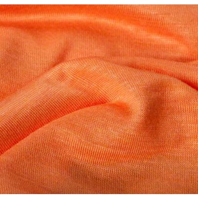 100% Rayon Orange Fabric