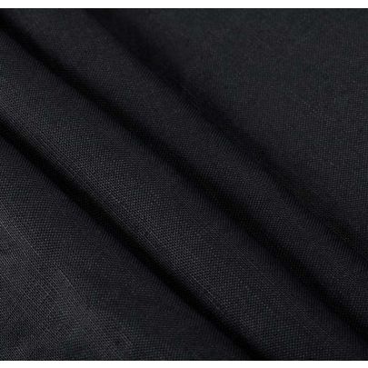 100% Linen Blue Fabric