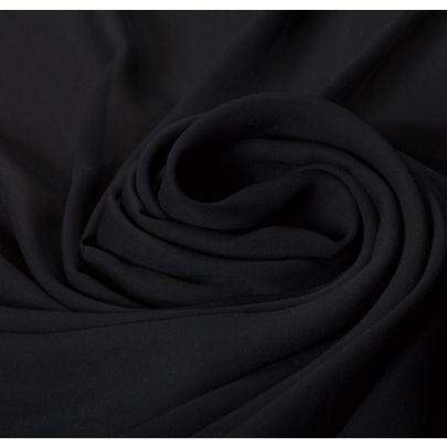 100% Polyester Georgette Blue Fabric