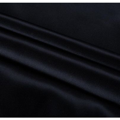 100% Poly Satin Blue Fabric