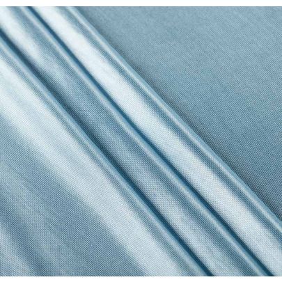 100% Rayon Interlock Blue Fabric