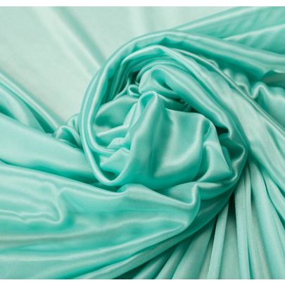 100% Polyamide Blue Interlock 90 gsm