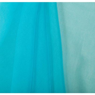 100% Rayon Georgette Blue Fabric