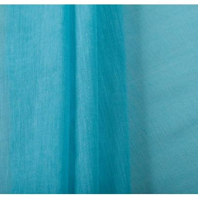 100% Cotton Voile Blue Fabric