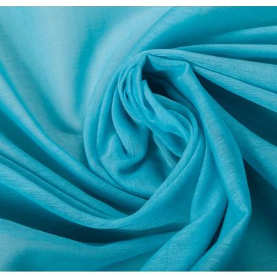 100% Cotton Voile Blue Fabric