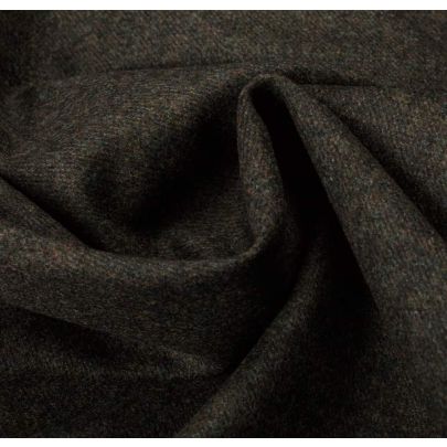 Wool & Cashmere Flanel Grey/Green Fabric