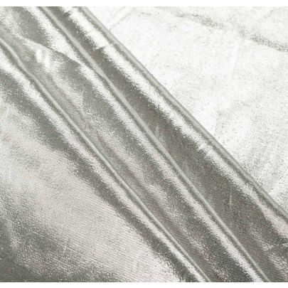 Polyester Lurex Silver Fabric