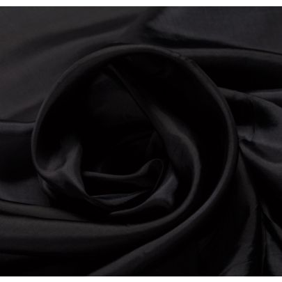 100% Silk Navy Fabric