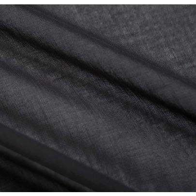 Black Cotton Voile