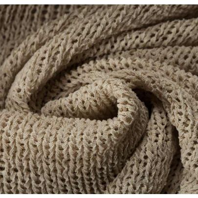 100% Polyamide Beige Fabric