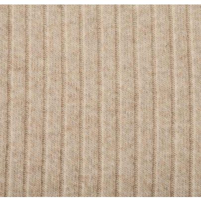 100% Wool Beige Fabric