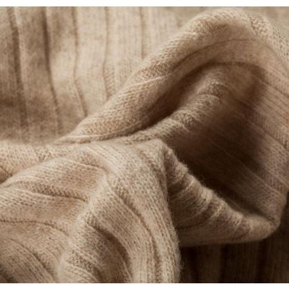 100% Wool Beige Fabric