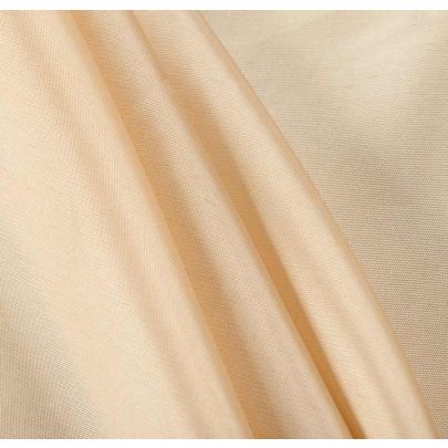 100% Silk Beige Fabric