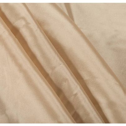 100% Silk Beige Fabric