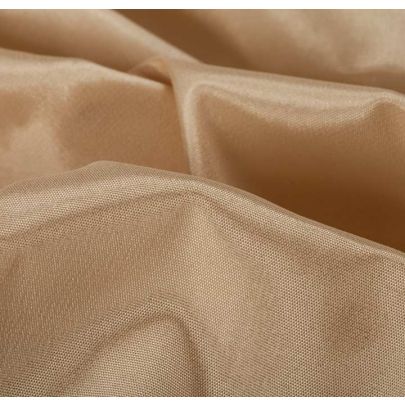 100% Silk Beige Fabric
