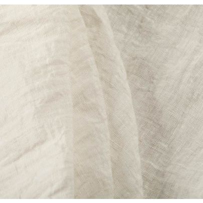 100% Linen White Fabric
