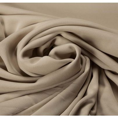 100% Polyester Interlock Beige Fabric