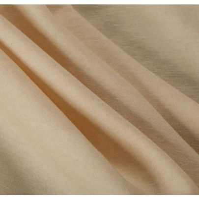 Cotton Elastane Blend Cream Fabric