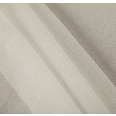 100% Silk Georgette Off-White Fabric